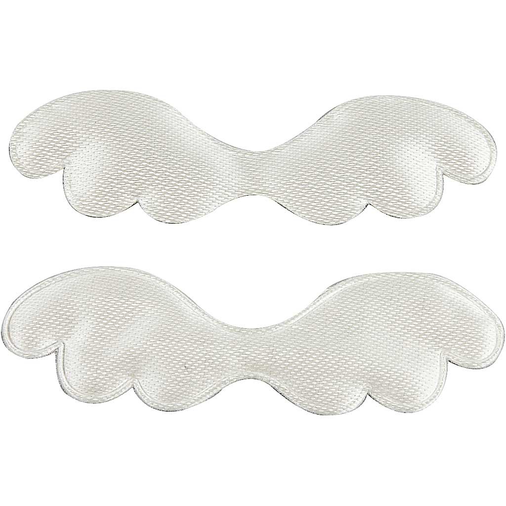 Fabric Wings, W: 7 cm, 50pcs