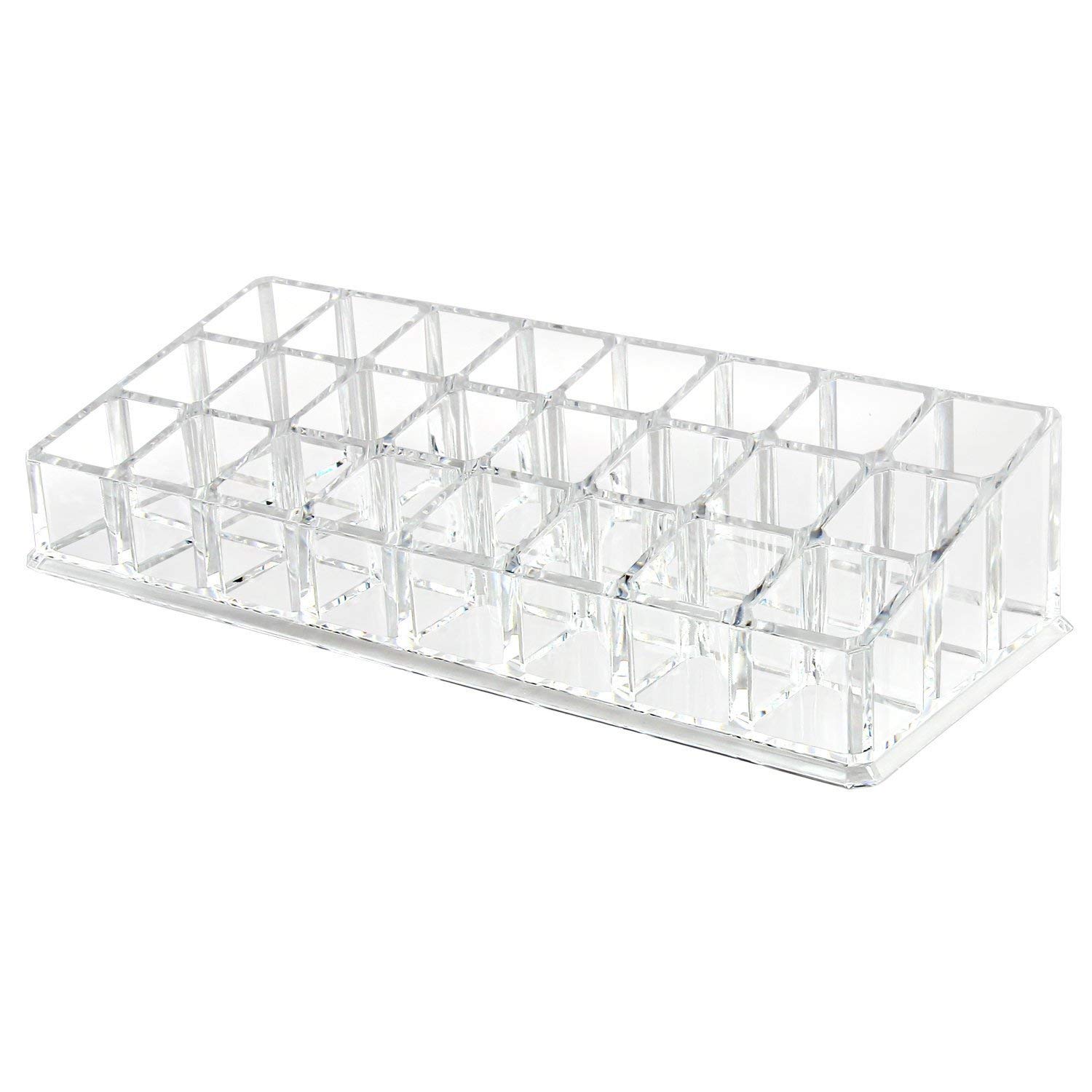 Discoball 24 Grids 𝗟𝗶𝗽𝘀𝘁𝗶𝗰𝗸 𝗛𝗼𝗹𝗱𝗲𝗿, Clear Acrylic Makeup Organiser, Cosmetic Storage Display Case, Lip Gloss Storage, Organiser Display Stand