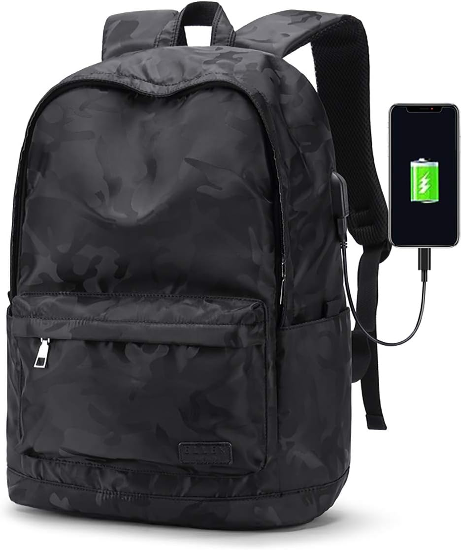 Travel Laptop Backpack 15.6 in for Men Business Durable with USB ChargingPort