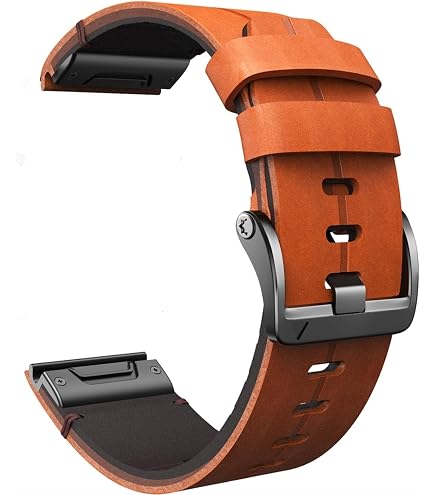 Amazon.com: Garmin QuickFit® 22mm Leather : Electronics