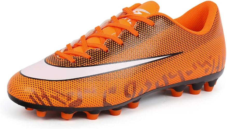 Amazon Z Suo サッカーシューズ スボーツシューズ 滑り止め クッション性 防滑 吸汗性 メンズ 軽量 ロングスパイク スボーツシューズ 男女兼用 Z Suo フットサル