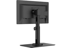 Mount-It! POS Monitor Stand, Adjustable Desktop VESA Mount for 13–32 Inch Screens, Height Adjustable Full Motion Swivel Tilt 