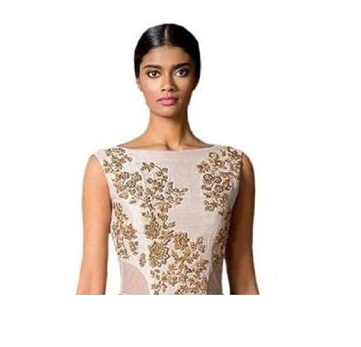 shringaar fashion&reg; plain taffeta silk gown-sf14 (free size, black)