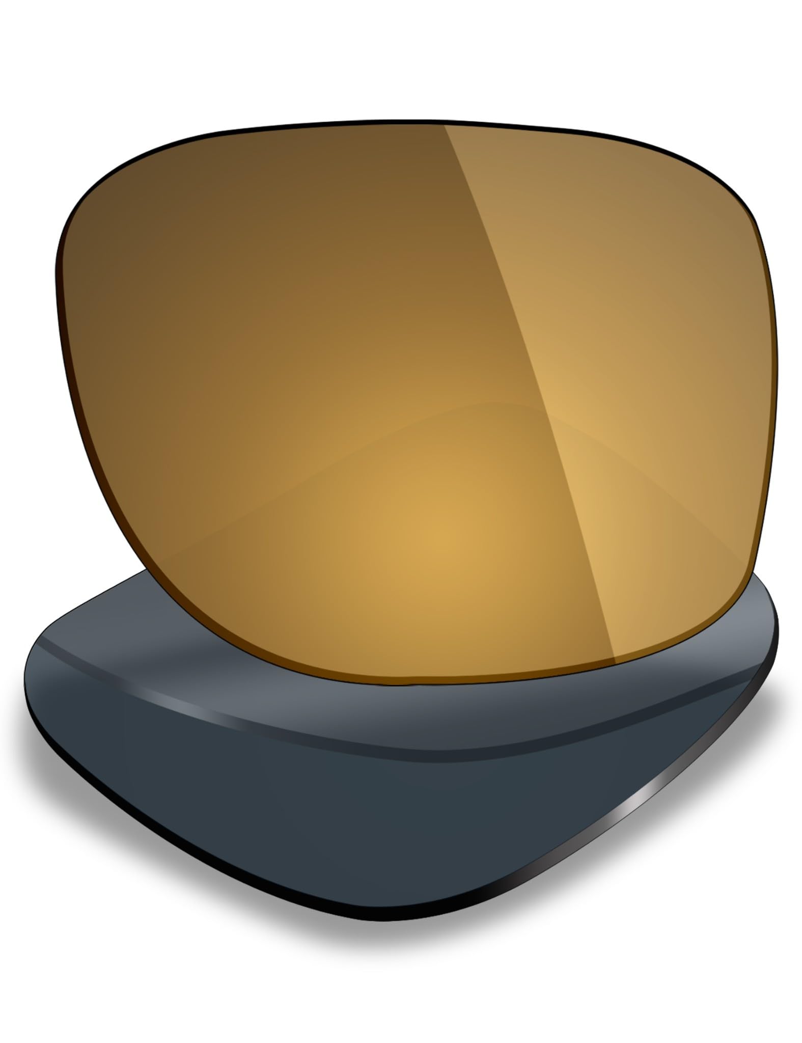 Mryok Polarized Replacement Lenses for Oakley Turbine OO9263-65mm - Bronze Gold