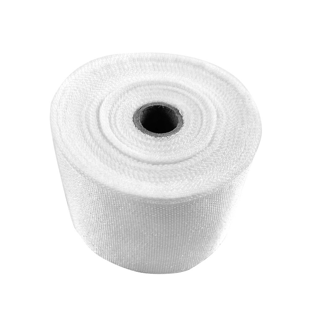 Hwydo 5cm x 30M E-Glass Heat Insulation Fiberglass Cloth Tape Glass Fiber Roll
