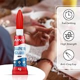 ARVO Super Glue Liquid 12g Pack of 3 4g All-Purpose Fast-Drying Adhesive view 3