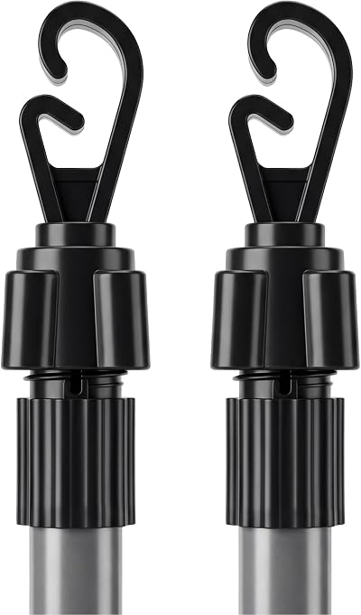Vivo Technologies 2.2m Telescopic Washing Line Prop Poles - Pack of 2