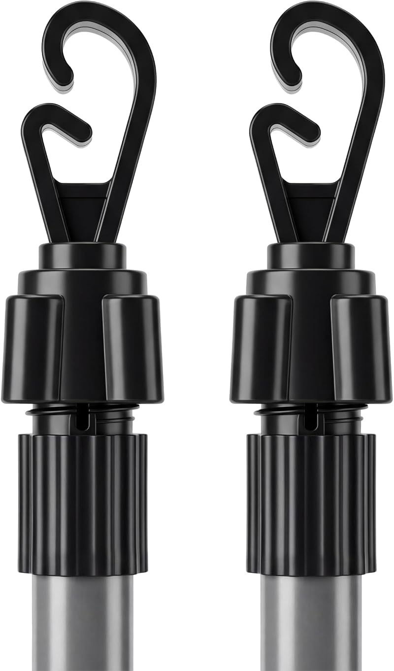 Vivo Technologies 2.2m Telescopic Washing Line Prop Poles - Pack of 2