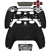 eXtremeRate Full Set Shell with Action Buttons Touchpad Cover, Classics NES Style Replacement Decorative Trim Shell Front Back Plates Compatible with p s 5 Controller BDM-010 020 030 040 050