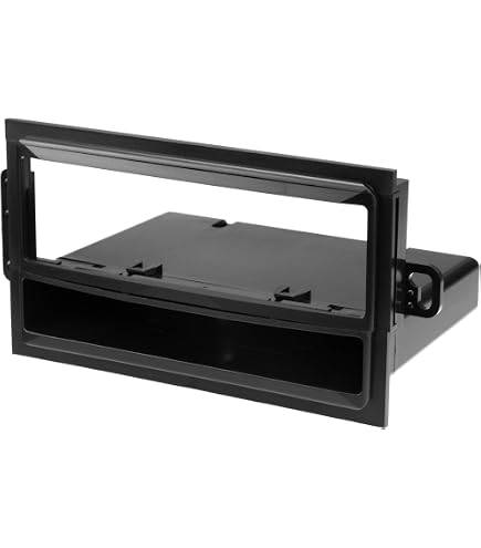 Single Din Dash Kit For Lincoln Town Car 1995-2002 - Stereo Installation Bezel With Pocket