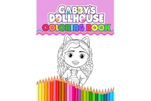 GABBY'S DOLLHOUSE COLORING BOOK: JUMBO Coloring Book Awesome Coloring Book For Your Kids