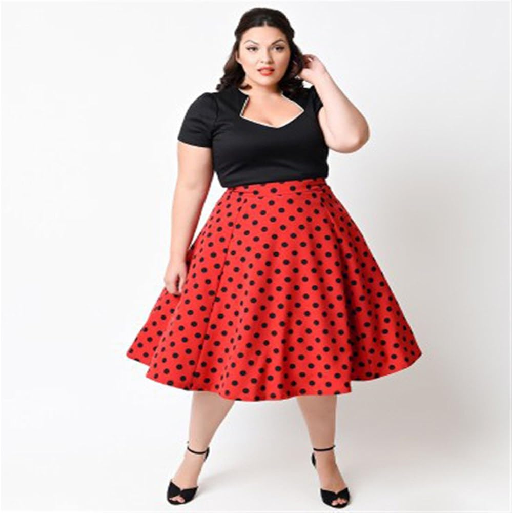 Kilolone Womens Lady Classic Dress Swing Pinup Rockabilly Plus size