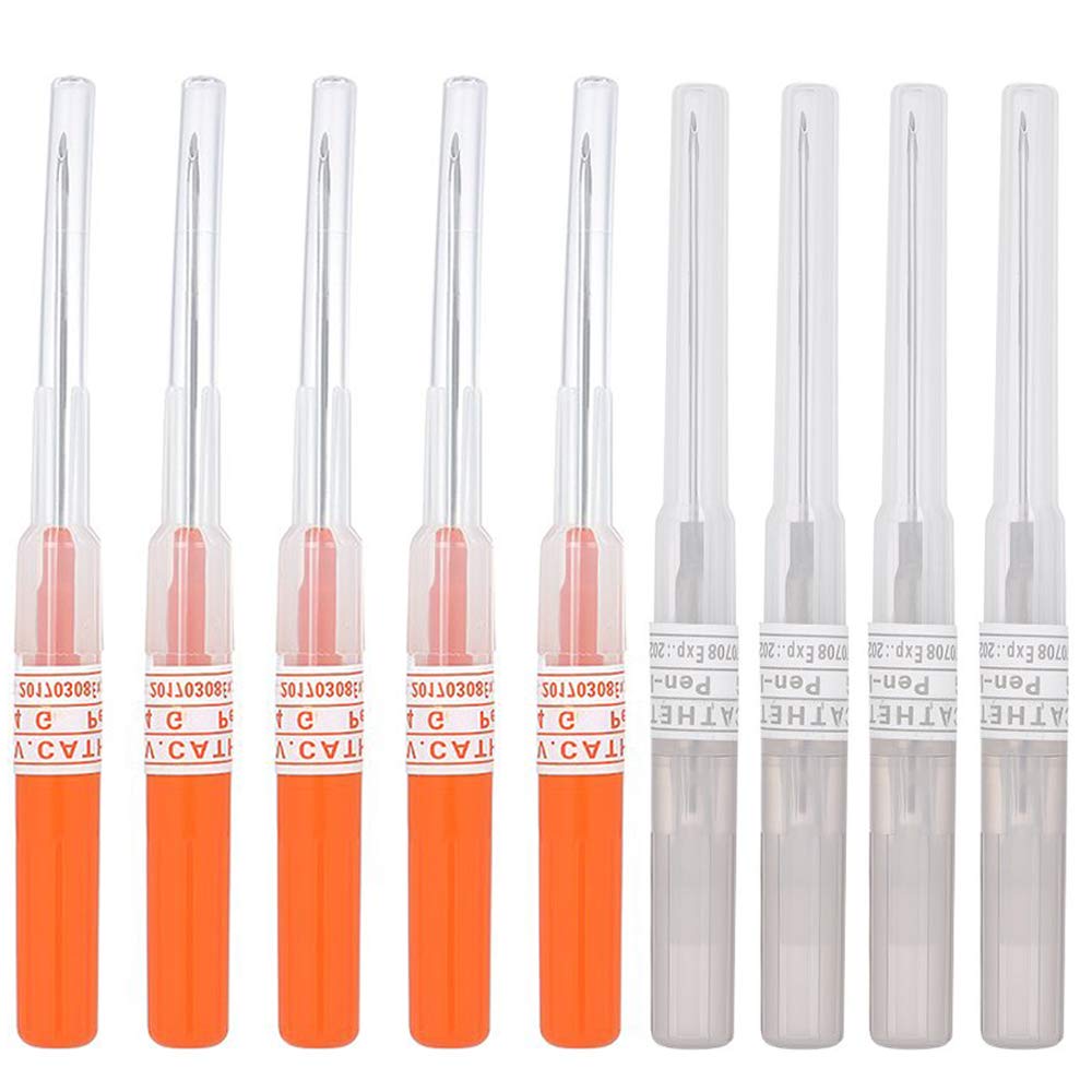 baixikly 9Pcs Piercing Needle Stainless Steel Sterile Piercing Needles for Ear Nose Body Piercing Needles Tattoo Piercings Belly Navel Nipple Piercing(14G & 16G)