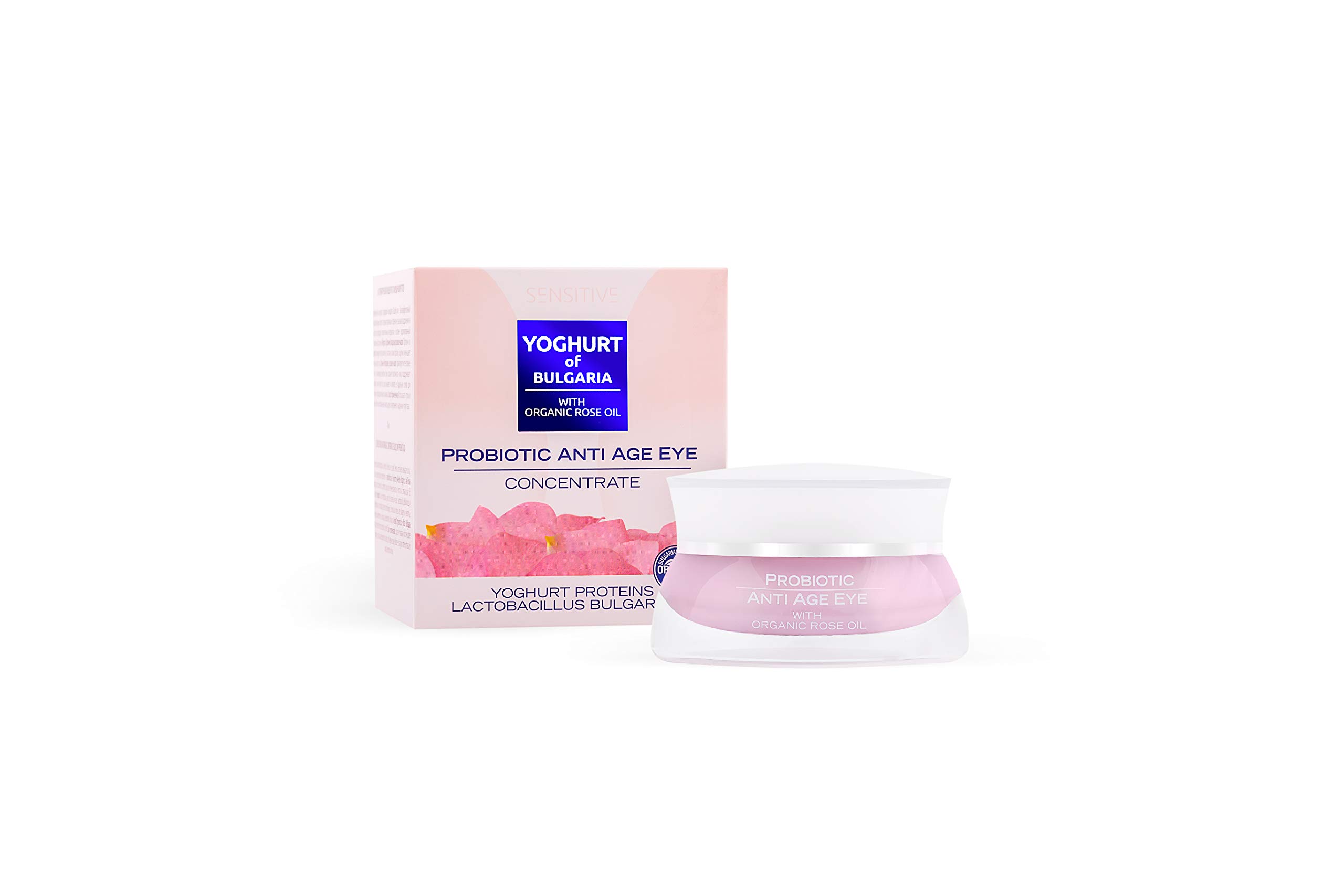 Biofresh Probiotic Anti Age Eye Concentrate with Organic Rose Oil, Yoghurt of Bulgaria, 40 ml
