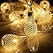 Goodia Battery Operated 10.5ft 30 LED Curtain Light/Golden String Lights for Indoor,Bedroom,Patio,Lawn,Landscape,Fairy Garden,Home,Wedding,Holiday,Christmas Tree,Halloween,Party (Warm White)