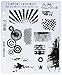 Stampers Anonymous Tim Holtz Large Cling Rubber Stamp Set, Bitty Grunge
