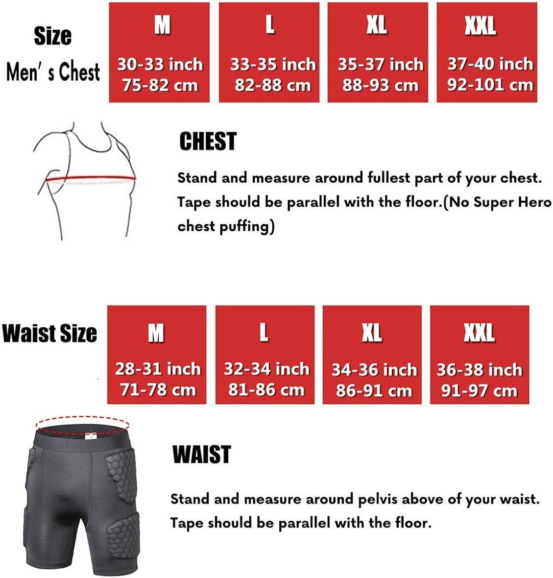 DGXINJUN Men's Padded Compression Shirt Training Vest (4-Pad) Sleeveless T-Shirt Ribs, Back Protector Tank- Football Soccer Basketball Hockey Protective Gear : Sports & Outdoors
