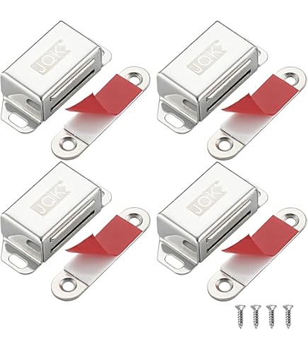 Onarway Magnetic Door Catch 40 Lbs Pull Strong Magnet Cabinet Latches Magnetic Hardware
