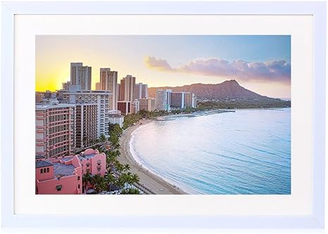 Amazon Co Jp ホノルル ワイキキビーチ ダイヤモンドヘッドクレーター 日の出 木製の白色のフォトフレーム 壁の絵 壁掛け ソファの背景絵画 壁アート写真の装飾画の壁画 60cmx40cm ホーム キッチン Amazon Co Jp ホノルル ワイキキビーチ ダイヤモンドヘッドクレーター 日の出 木製の白色のフォトフレーム 壁の絵 壁掛け ソファの背景絵画 壁アート写真の装飾画の壁画 60cmx40cm ホーム キッチン