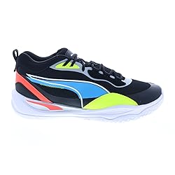PUMA Playmaker Pro Jet Black/Lime Squeeze 10 D