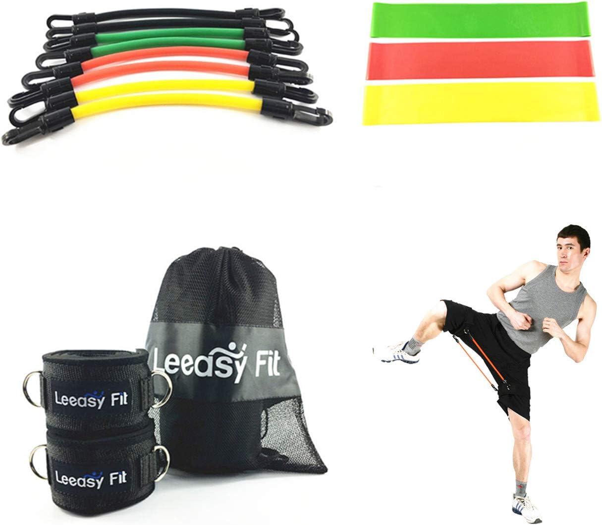 Leg Run Resistance Bands Speed Strength Agility Training Band Workout for All Sports