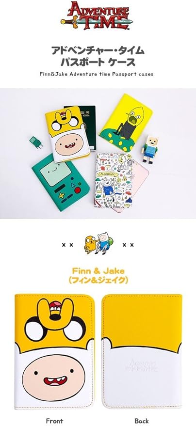 Amazon Co Jp Adventure Time アドベンチャー タイム パスポート ケース カバー ビーモ Kstargate限定 シューズ バッグ