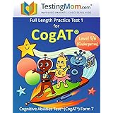 CogAT Test Prep Workbook â€“ Kindergarten (Level 5/6) â€“ Full Length Practice Test