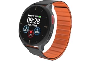 Audar E2 Senior Smartwatch with Fall Detection & SOS, 24/7 Heart Rate, Blood Pressure, SpO₂ & Temperature Monitoring, IoT AI 