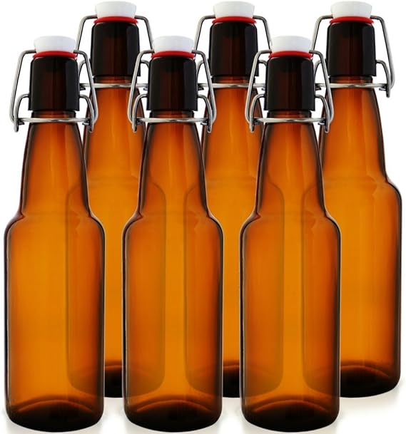 12 oz GrolschStyle Flip Top Bottles Reusable Swing Top