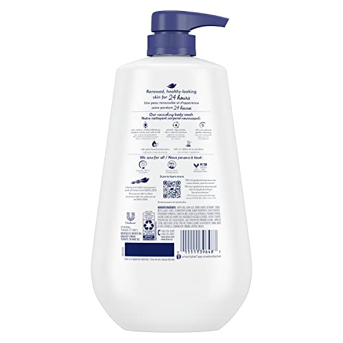 Dove Body Wash with Pump Deep Moisture 3 Count For Dry Skin