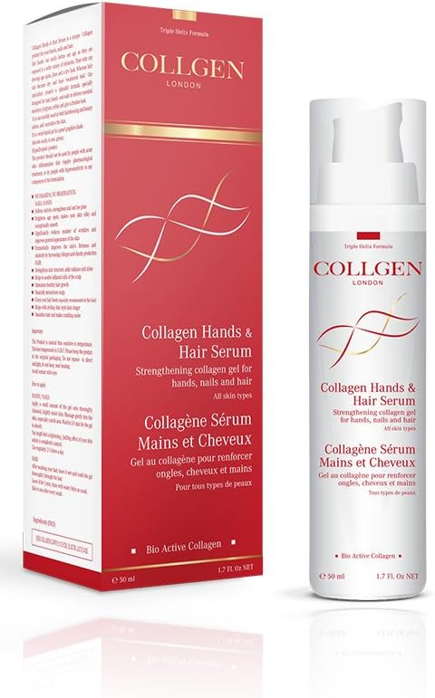 Collagen Hands & Hair Serum 50ml - Amazing, strengthening Collagen gel for Hands, Nails and Hair