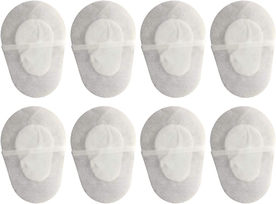 Lurrose 20Pcs Sterile Eye Pads Adhesive Nonwoven Eye Patches Breathable Wound Dressing for Adults Student Relieve Fatigue - Image 3