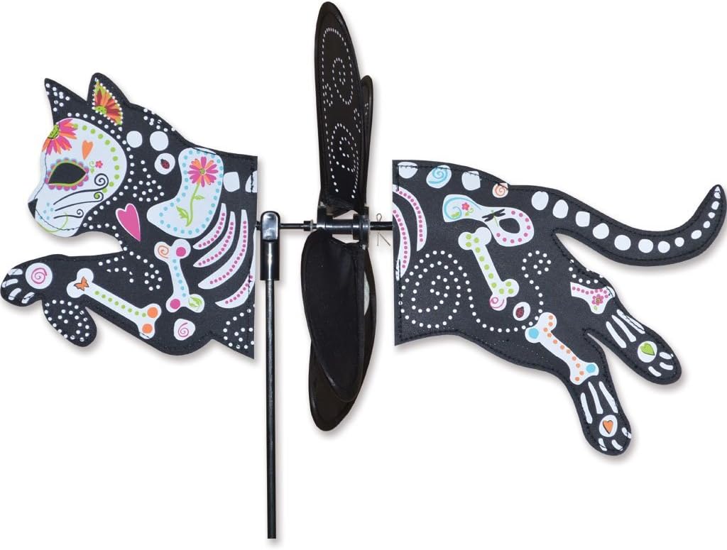 Petite Spinner - Day Of Dead Zombie Cat