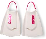 ARENA Powerfin Pro II Swim Fins Silicone Short Blade Left Right White Pink Size