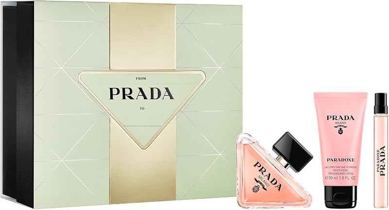 Prada Paradoxe EDP 90ml Gift Set Body Lotion 50ml Travel Spray 10ml Women