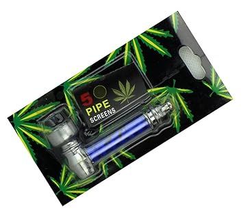 GYD Geschenkset - Profi Raucher & Kiffer Set auf Karte/Geschenkverpackung - Raucherset Zubehör - Pfeife Low und Siebe