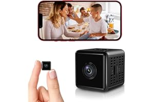 Smilephil Hidden Camera, 1080P WiFi Spy Camera - with Night Vision & Motion Detection, Wireless Indoor Security Camera for Pet/Baby/Nanny, App Live Feed, Smallest Smart for Home Monitoring