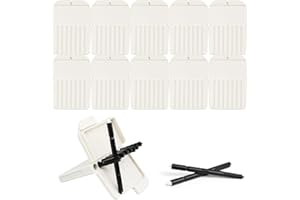Hearing Aid Battery Club Wax Guards, Hearing Aid Filters for Phonak, Cerustop, 10 Count, Clear (10 Pack/80 Pcs)