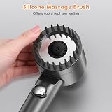 MEKO Shower Head with 15 Stage Filter Hard Water Filter 3+1 Modes Grey view 7