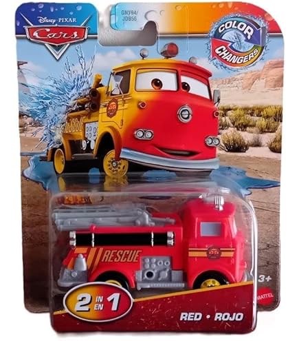 Amazon.com: Cars de Disney y Pixar Color Changers Red Toy Vehicle