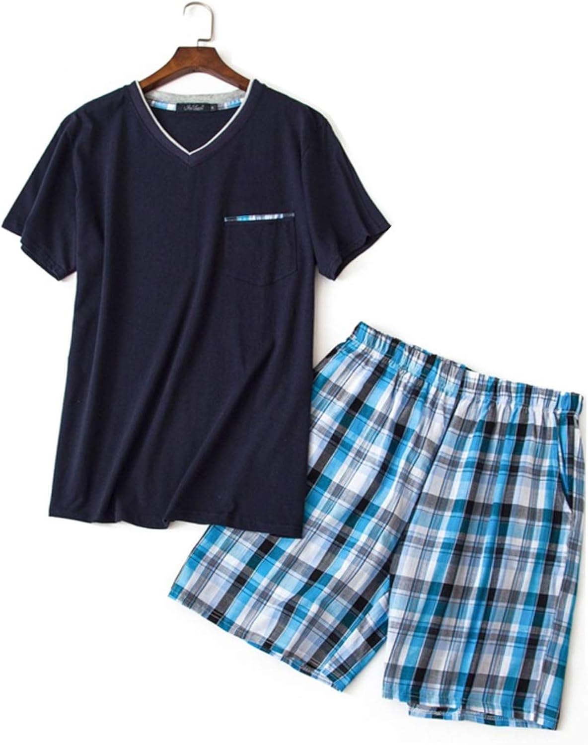 Big Boys Pajamas, Summer Loose Soft Sleepwear Shorts Set
