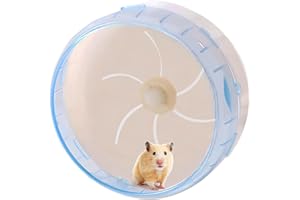 Sirvarni Super-Silent Hamster Exercise Wheel - Hamster Toys Cages Accessories 8.6 Inch Running Spinner Quite Runner for Small Animal Pet Gerbil Dwarf Syrian Hedgehog Rat Mouse Mice (Blue)