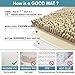 MAYSHINE Plush Shaggy Chenille Bath Mat | Extra Soft, Super Absorbent, Non-Slip Bathroom Rug | Fluffy Microfiber, Area Rug Sets for Bathroom Floor, Kitchen, Living Room | 32