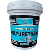CrystaLac Extreme Protection Water Based Polyurethane (Matte, 16oz Pint): Self Leveling, Non Yellowing, Brush or Spray, UV Protection, Low Odor, Water Clean Up, Durable &amp; Scratch Resistant.