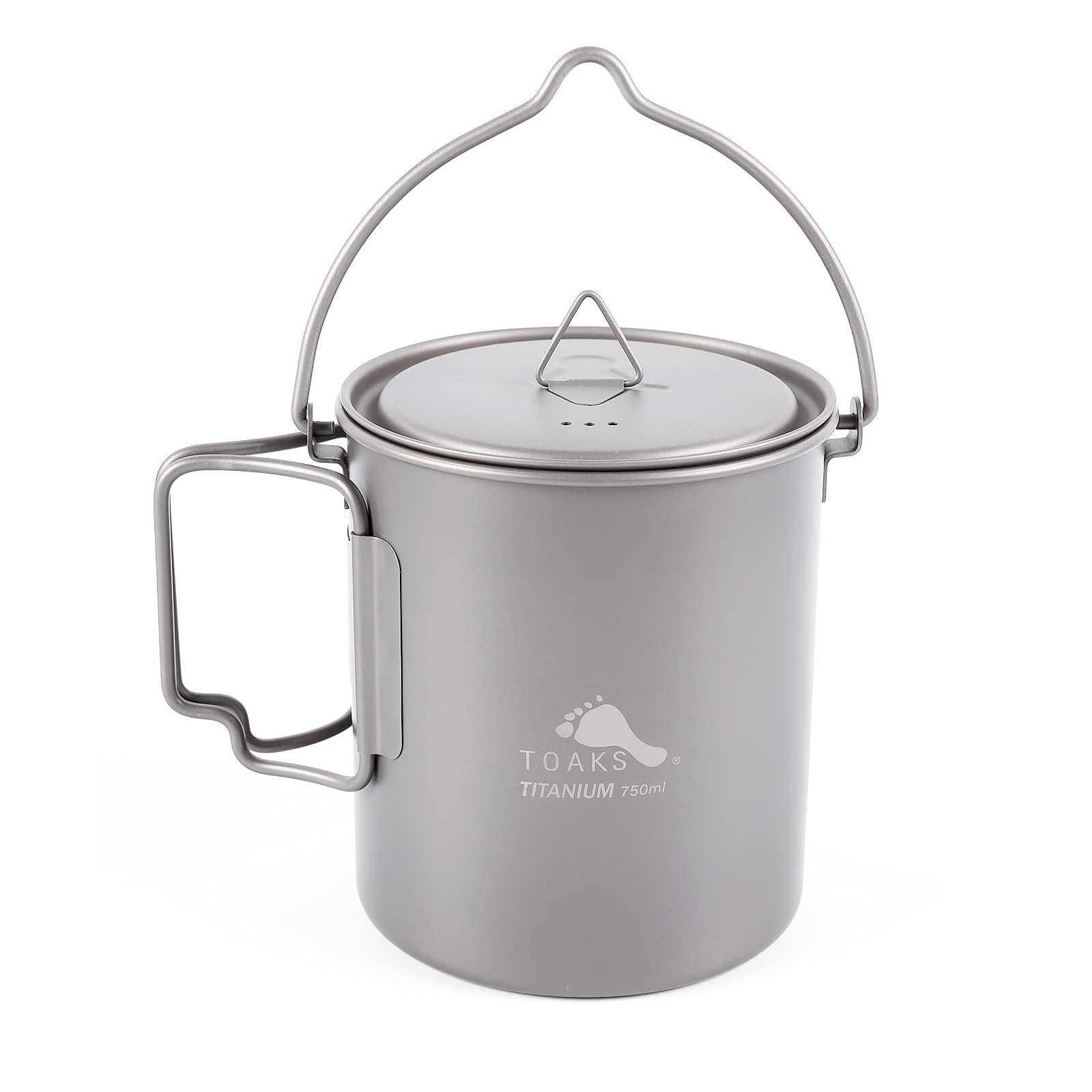 TOAKS Titanium 750ml Pot Backpacking Camping Pot Cup Mug Ultralight Camping Cookware with Bail Handle