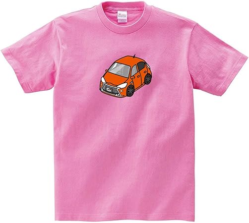 Amazon Mkjp カーtシャツ トヨタ アクア G S Nhp10 車 オレンジ 生地 ピンク 100 Tシャツ カットソー 車 バイク