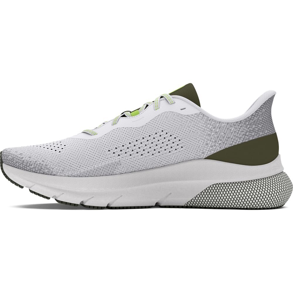 Under Armour Men's HOVR Turbulence 2, (112) White/Marine OD Green/Morph Green, 8, US Image