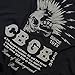 Popfunk CBGB Electric Skull Officially Licensed T-Shirt & Stickers (XX-Large)
