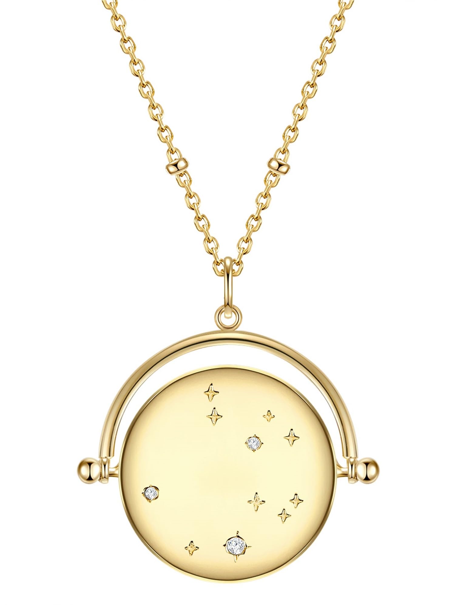 Glanzstücke München Female 925/- Sterling Silver Zirconia (CZ) Anchor chain with balls