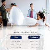 ARVO 3 Pack Extra Large Plastic Dust Sheets 12ft x 9ft 3.6m x 2.75m Waterproof view 6